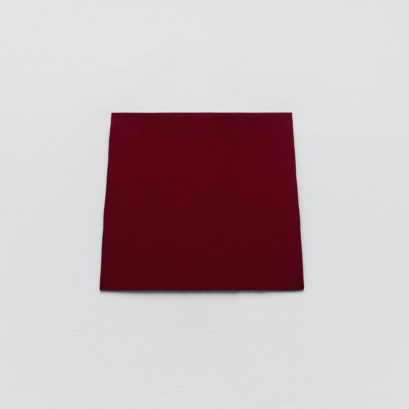 Zara Burgundy Knit Mini Skirt - Picture 1 of 2